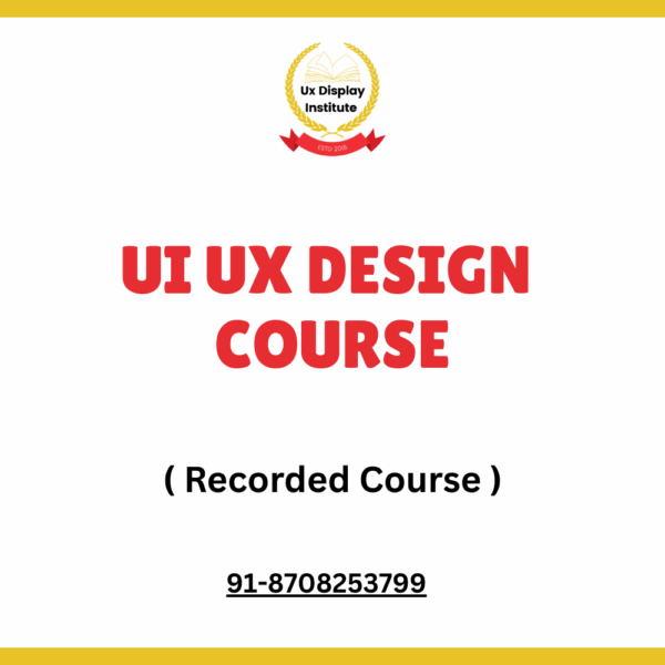 Ui Ux Design Course
