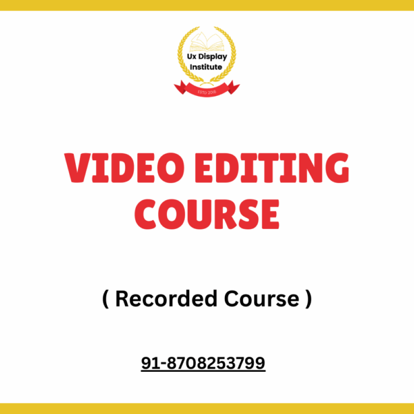 Video Editing Course