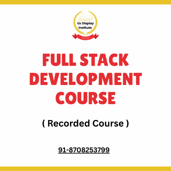 Full Stack Developer Course