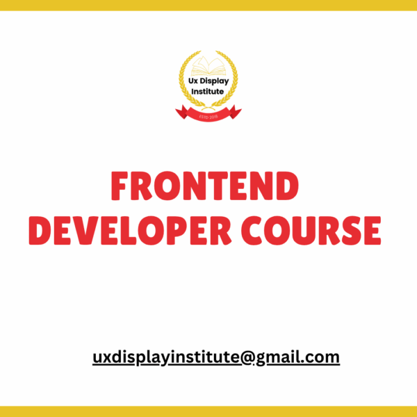 Basic Frontend Developer Course ( Learn the Basics​ )