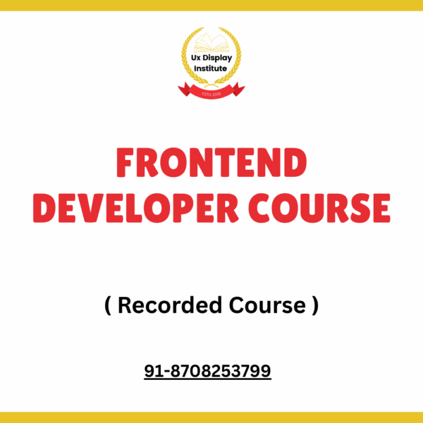 Frontend Developer Course