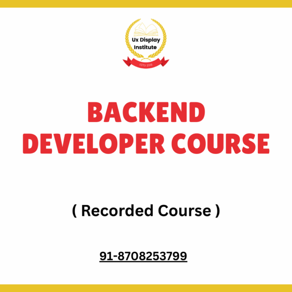 Backend Developer Course