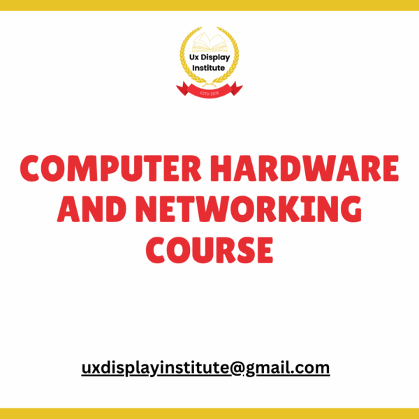 Computer Hardware and Networking Crash Course ( Beginner–Intermediate )