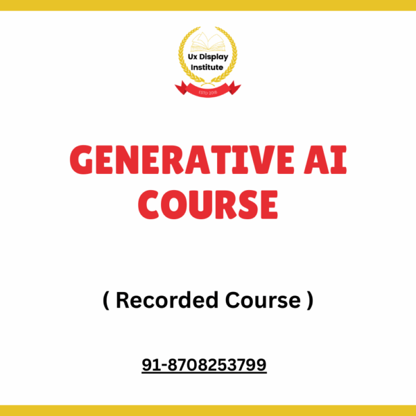 Generative Ai Course