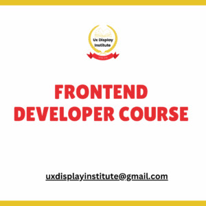 Advance Frontend Developer Course ( Advance  Course )